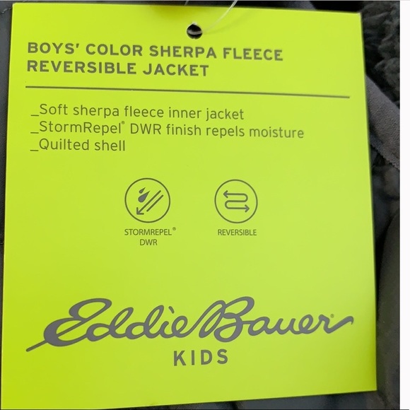 Eddie Bauer down jacket in red and blue size Large - Picture 9 of 12